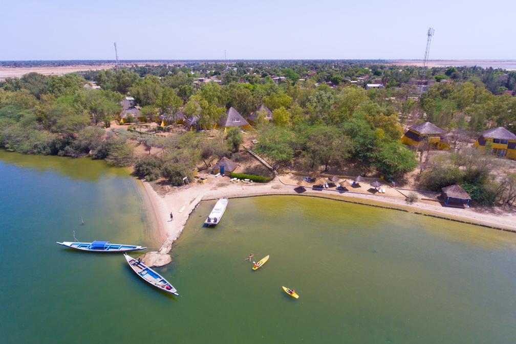 Le Pelican Du Saloum Sine-Saloum Bagian luar foto